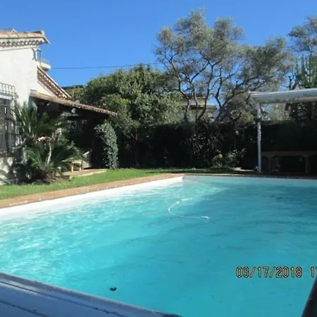 Avec Piscine Privee A Les Pins 빌라 주앙레핑
